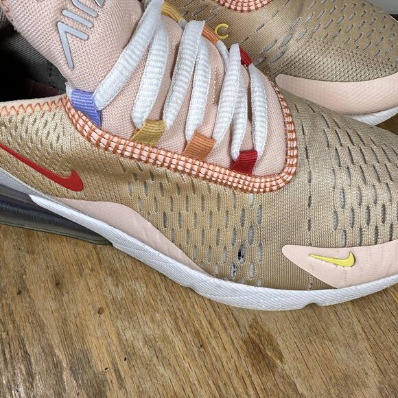 Nike Air Max 270 React Shoes Womens Size 8 Mesh CW5589-600 Running Athletic Snea - Picture 2 of 11